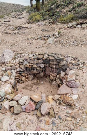 Ruins Of Tombs At Pre-columbian Fortification Pucara Near Tilcara Village In Quebrada De Humahuaca V