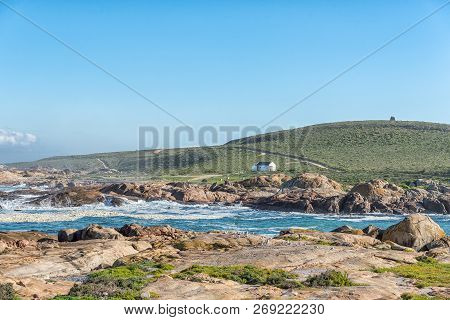 Paternoster, South Africa, August 21, 2018: A View Of Tietiesbaai Caravan Park In The Cape Columbine
