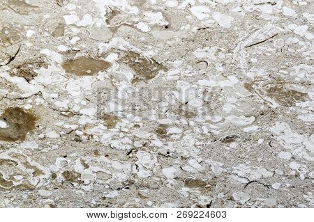 Natural Marble Textures Brown Color Pattern. Stone Surface Background. Stock Image.