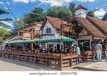Villa General Belgrano, Argentina - Apr 3, 2015: Restaurant In Villa General Belgrano, Argentina. Vi