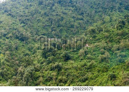 Mountains Covered With A Lush Forest Along The Road From San Miguel De Tucuman To Tafi Del Valle, Ar
