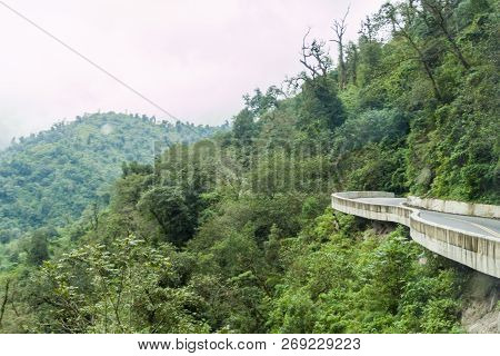 Mountains Covered With A Lush Forest Along The Road From San Miguel De Tucuman To Tafi Del Valle, Ar