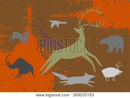 Forest Fires Burn Fast. Wild Animals Run For Their Lives. The Accident Occurred Because The Heat. Th