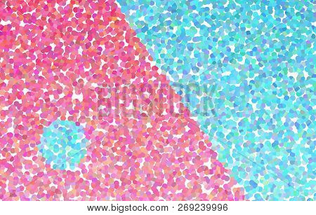 Abstract Pastel Pointillistic And Geometric Background Pattern