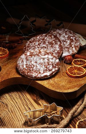 Typical German Gingerbreads Such As Lebkuchen And Aachener Printen