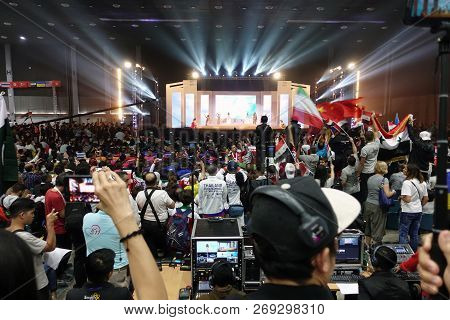 Chiang Mai, Thailand - November 17, 2018 : The International Robot Competition, The Beautiful Open C