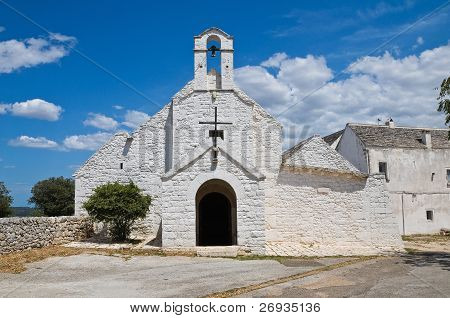 St. Maria di Barsento Church. Noci. Puglia. Italien.