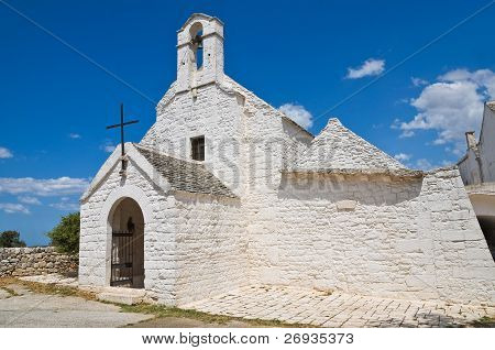 St. Maria di Barsento Church. Noci. Puglia. Italien.