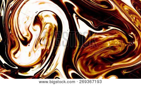 Abstract Paint Brush Ink Smooth Concept Symmetric Pattern