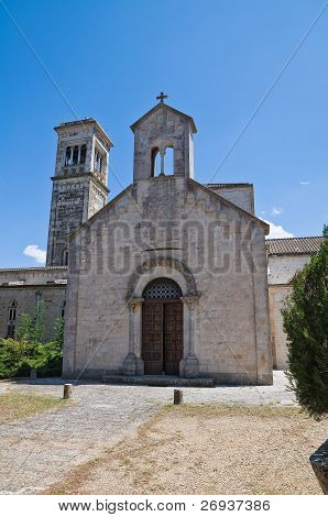 Madonna della Scala Abbey. Noci. Puglia. Italien.