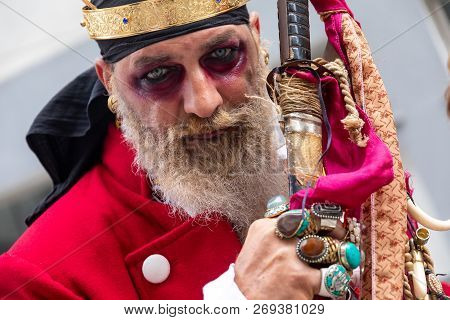 Carnival Parade In Xanthi, Greece