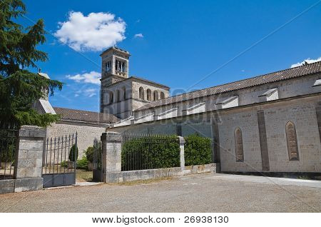 Madonna della Scala Abbey. Noci. Puglia. Italien.
