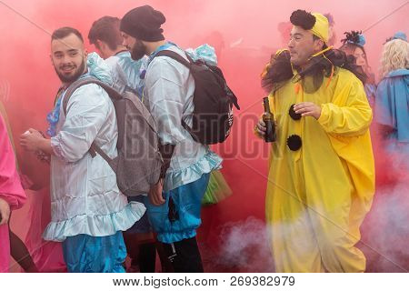 Carnival Parade In Xanthi, Greece