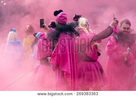 Carnival Parade In Xanthi, Greece