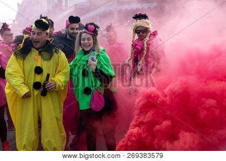 Carnival Parade In Xanthi, Greece