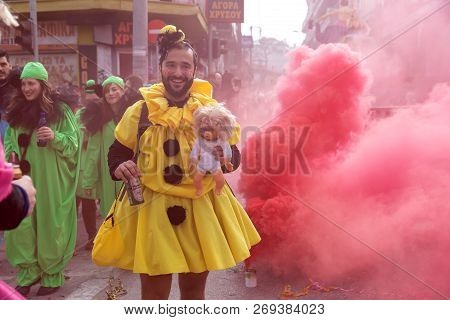 Carnival Parade In Xanthi, Greece
