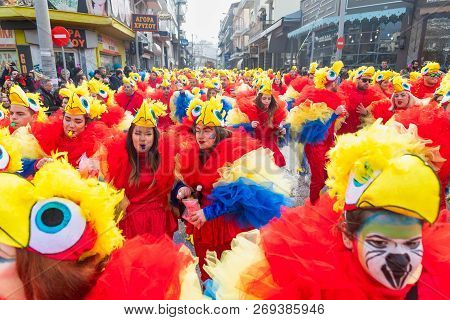 Carnival Parade In Xanthi, Greece