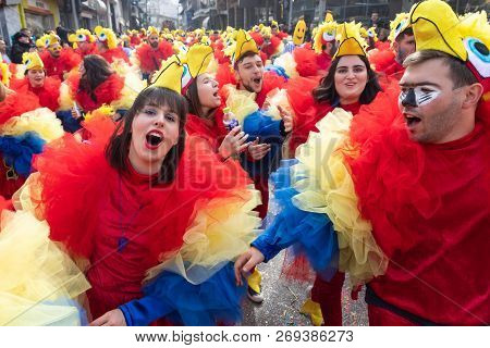 Carnival Parade In Xanthi, Greece