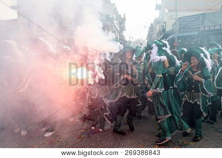 Carnival Parade In Xanthi, Greece