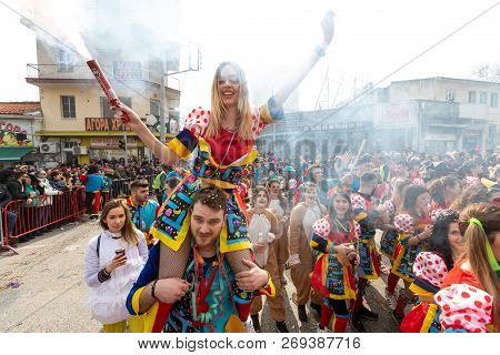Carnival Parade In Xanthi, Greece