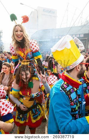 Carnival Parade In Xanthi, Greece