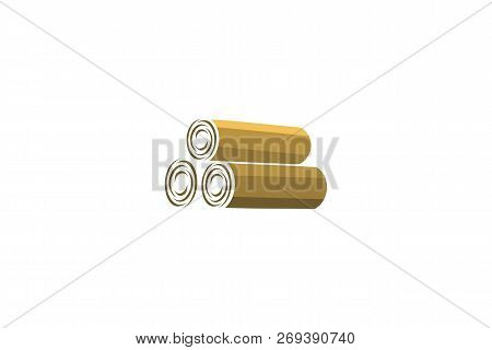 Pile Of Wood Logo Designs Inspiration Isolated On White Background