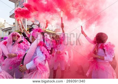 Carnival Parade In Xanthi, Greece