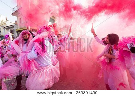 Carnival Parade In Xanthi, Greece
