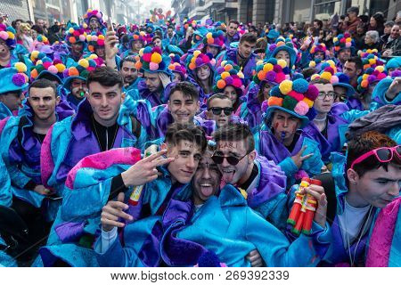 Carnival Parade In Xanthi, Greece