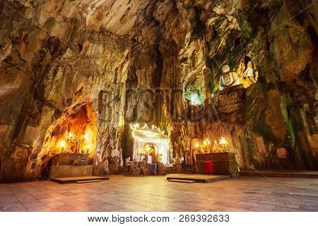 Marble Mountains Cave In Danang City In Vietnam