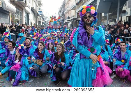 Carnival Parade In Xanthi, Greece