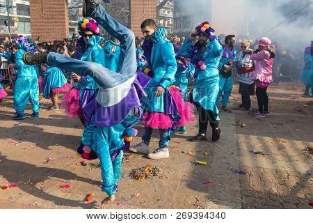 Carnival Parade In Xanthi, Greece