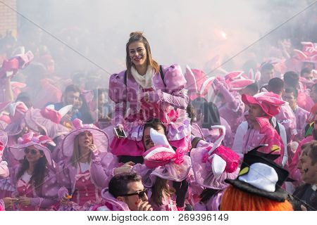 Carnival Parade In Xanthi, Greece