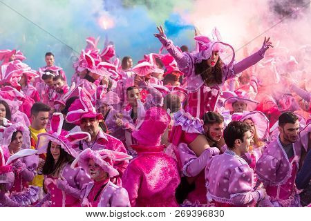 Carnival Parade In Xanthi, Greece
