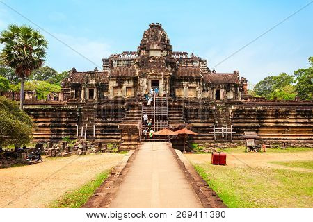 The Baphuon Is A Temple At Angkor, Cambodia. Baphuon Is Located In Angkor Thom, Northwest Of The Bay