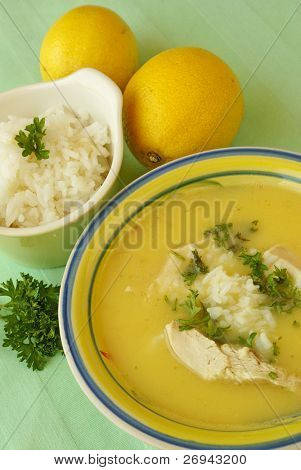Avgolemono - Griekse chicken soup