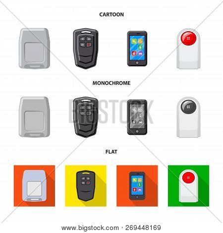 Vector Design Of Office And House Icon. Set Of Office And System Vector Icon For Stock.