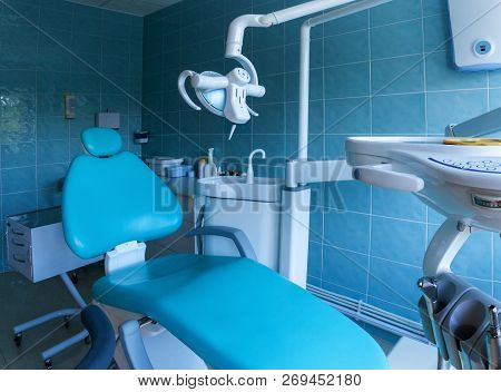 Stomatology Cabinet Equipment In Modern  Dental Clinic
