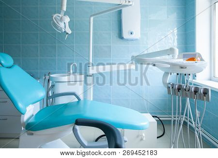 Stomatology Cabinet Equipment In Modern  Dental Clinic