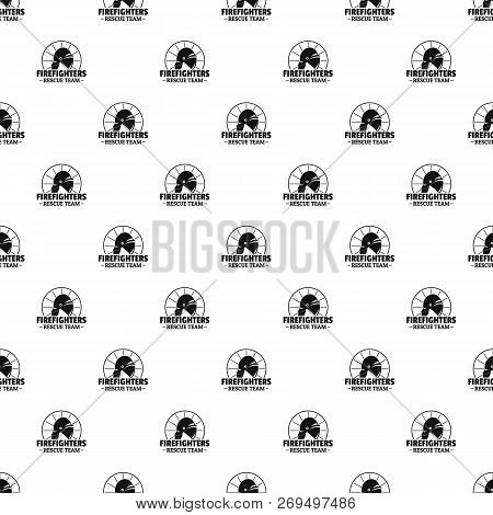 Firefighters Rescue Team Pattern Seamless Vector Repeat Geometric For Any Web Design