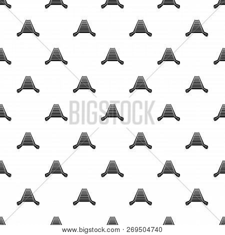 Escalator Pattern Seamless Vector Repeat Geometric For Any Web Design