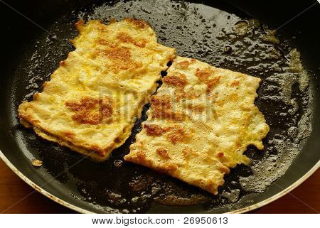 Stegt matzo (