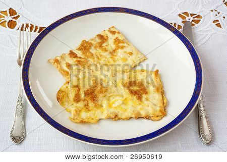Stegt matzo (