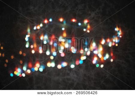 Christmas And New Year Feast Bokeh Background