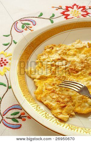 Smažené macesy (omeleta styl) pro Pesach