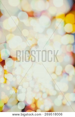 Christmas And New Year Feast Bokeh Background