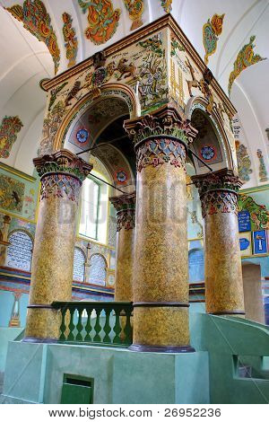 Storico sinagoga di Lancut, Polonia