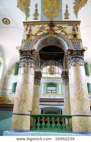 Storico sinagoga di Lancut, Polonia