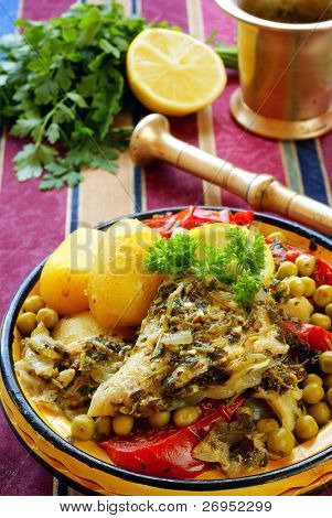 Marokon chermoula kala tajine
