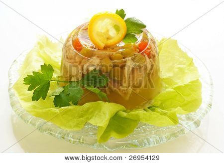 Желе курица